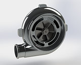 Turbo Compressor 3D render