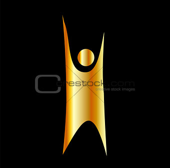Golden symbol of Humanism