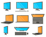 Electronic Device Flat Icons