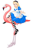 Alice on Flamingo