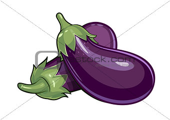 Couple of eggplants
