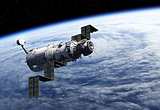 Space Station Deploys Solar Panels