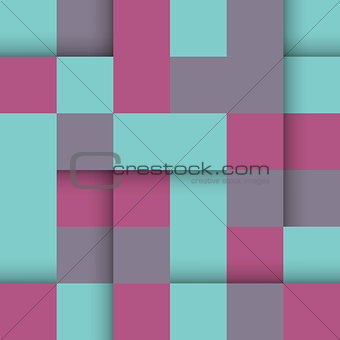 Seamless abstract paper geometric pattern