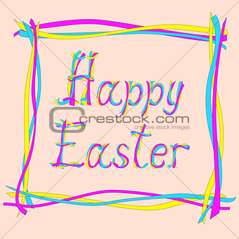 easter card with creative text