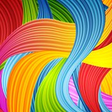Abstract colorful wavy pattern design