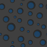 Dark blue circles abstract background