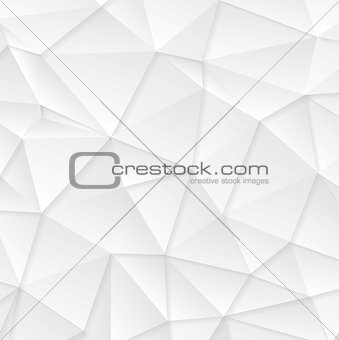 Polygonal abstract grey tech background