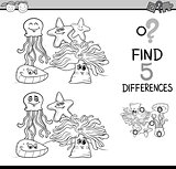 game of differences coloring book