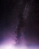 Part of a night sky with stars and Milky Way