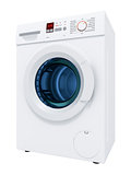 typical washing machine isolated