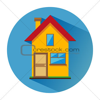 Flat house icon