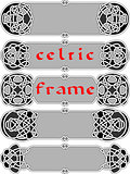 Frame in Celtic style