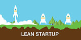 lean startup concept