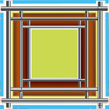 The beautiful patterned frame
