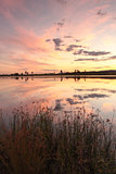 Sunset colours over Duralia Lake Penrith
