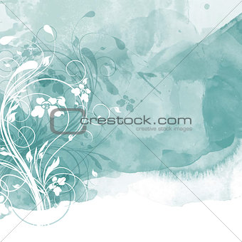 Floral watercolour design
