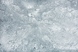 Glacial block of ice closeup. 