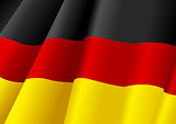 Vector illustration of German flag
