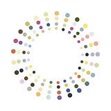 Abstract colorful circle.Vector design element