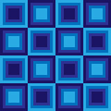 Squares floor seamless pattern blue colors