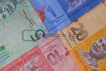 Banknote of  Ringgit of Malaysia