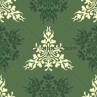 Vector olive royal spring seamless background