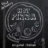 hot pizza advertisement