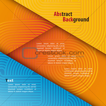 Abstract Background with Rounded Pattern