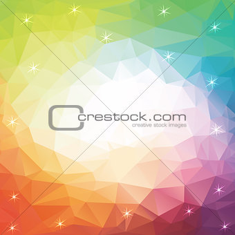 Abstract polygonal background, vector
