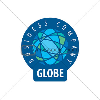 Earth  logo template. Globe sign