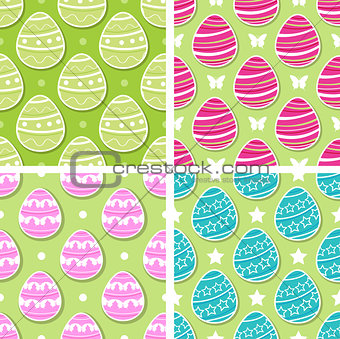 Set of Easter patterns