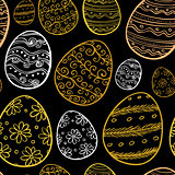 Abstract  Easter seamless pattern
