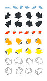Arrows icons group