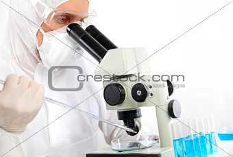 Medical Research in Laboratory