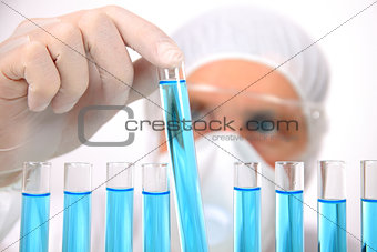 Medical Research in Laboratory