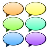 Speech bubble in different color