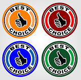 Best choice colorful symbols