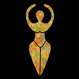 Symbol of the Wiccan goddess