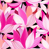 beautiful lotus flower pattern