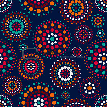 Seamless Pattern with Concentric Circles