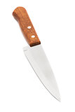 knife with wooden handle