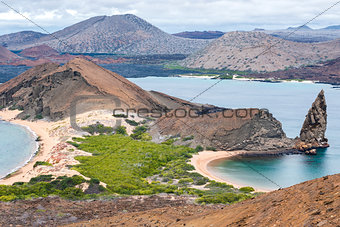 volcano island St. BartolomÃ©, Galapagos, Ecuador with Pinnacle-R