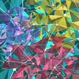 Abstract backgroud with triangles