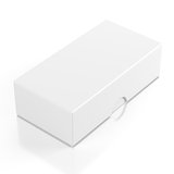 Closed box package for mobile phone on white