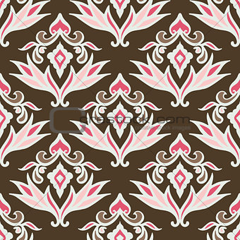 Abstract seamless vintage  pattern for fabric