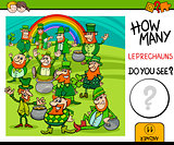 counting task with leprechauns