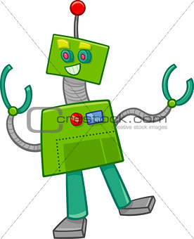 fantasy robot cartoon character