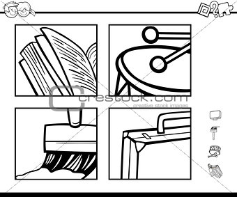 educational activity coloring book