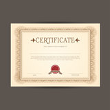 Certificate design background 