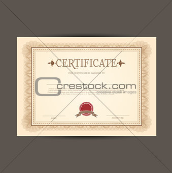 Certificate design background 